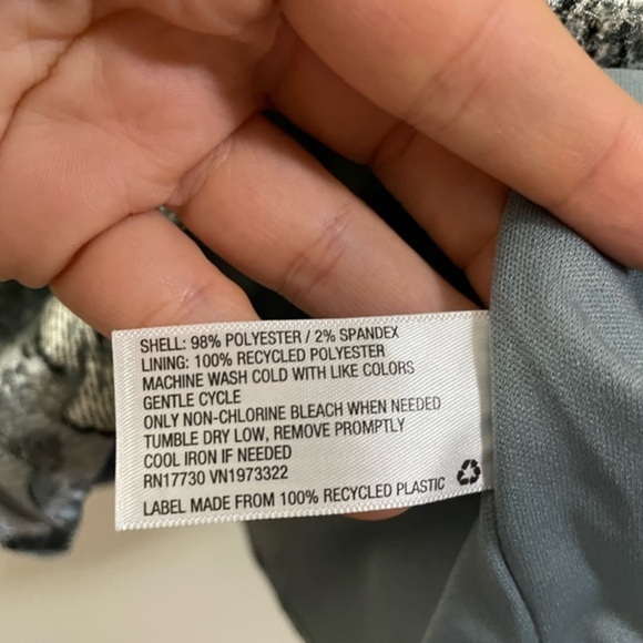 Wild Fable Silver‎ Blue Rose Floral Mini Dress - XS - Picture 11 of 12